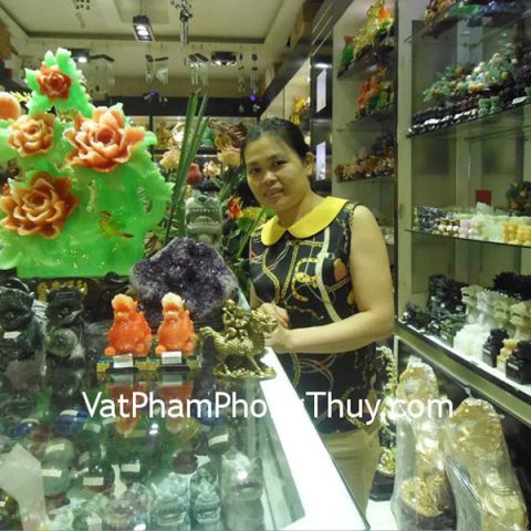 Chị Linh - khách hàng mua đồng tử cưỡi kỳ lân G222