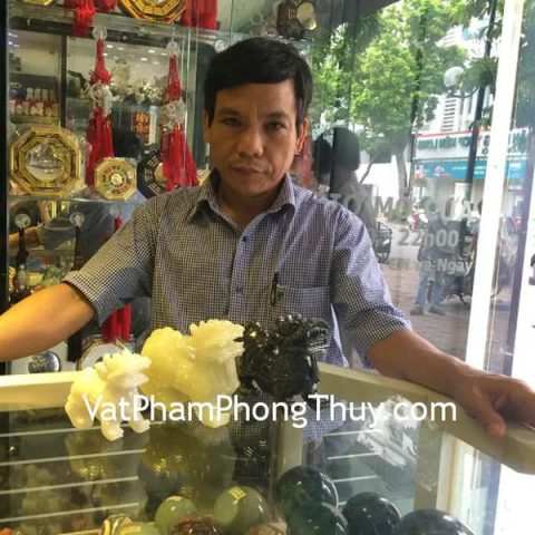 Chú Khải- khách hàng mua tỳ hưu bắc kinh đen trung, tỳ hưu bắc kinh xanh trung và tỳ hưu trắng chuẩn