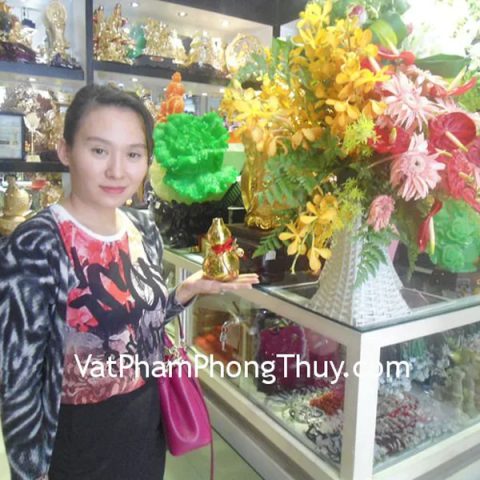 Chị Huyền - khách hàng mua hồ lô đồng D110