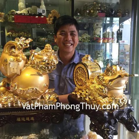Anh Trọng - Khách đã mua Phật di lạc trên hồ lô H244G và Thiềm thừ kéo cải K146M