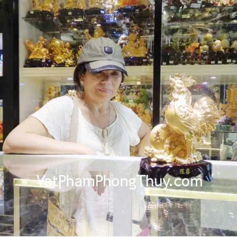 Cô Diễm - khách hàng mua Gà vàng trăng vàng H375G
