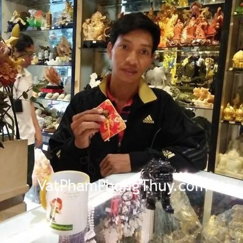 Anh Trung - Khách hàng mua Tỳ Hưu Bắc Kinh đen Trung BKD -M và mặt Tỳ Hưu mắt mèo vảy rồng S931