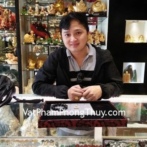 Anh Tấn - khách hàng mua vòng tay hắc ngà S6250 và nhẫn ngọc Phỉ Thúy S845