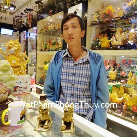 Anh Vũ - khách hàng mua Cặp Kỳ lân đồng trung D220