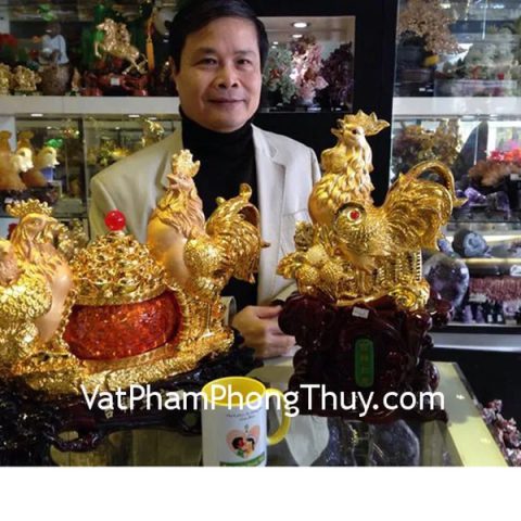 Chú Tường -khách hàng mua tượng gà G002A và G031A