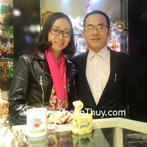 Anh Hoàng- khách hàng mua tượng dê đứng cẩm thạch nhỏ D1501