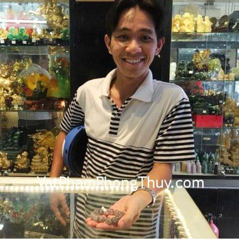 Anh Long - Khách hàng mua Chuỗi thạch anh tóc đen S6221