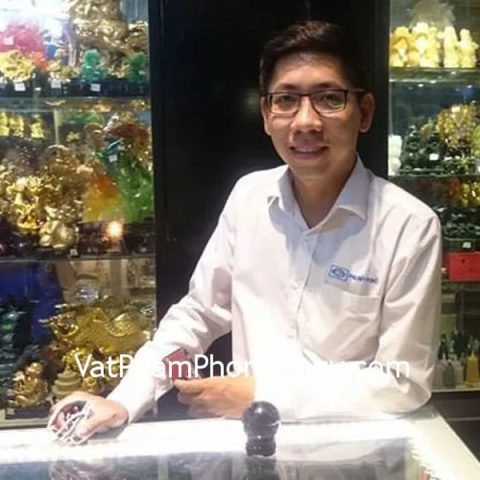 Anh Kiên - Khách hàng mua Quả cầu thạch anh đen QC209