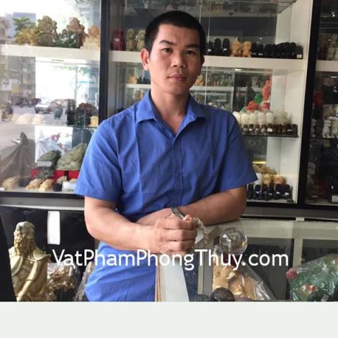 Anh Hùng-Khách hàng mua quả cầu thạch anh vàng GM150-5090,vòng tay thạch anh tóc vàng S6226
