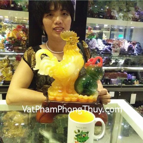 Chị Cúc-Khách hàng mua Gà vàng ngọc bên hồ lô xanh G055A