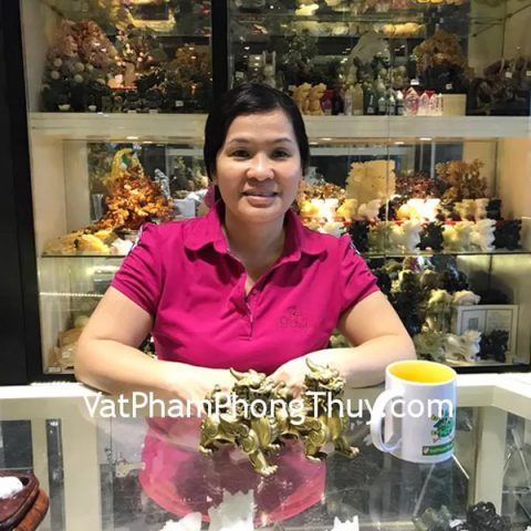 Chị Linh - khách hàng mua Cặp Tỳ hưu đồng D211