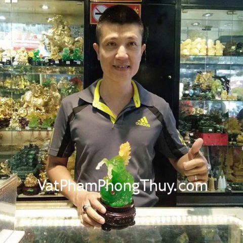 Anh Trung - Khách hàng mua Ngựa xanh đế tròn G109A