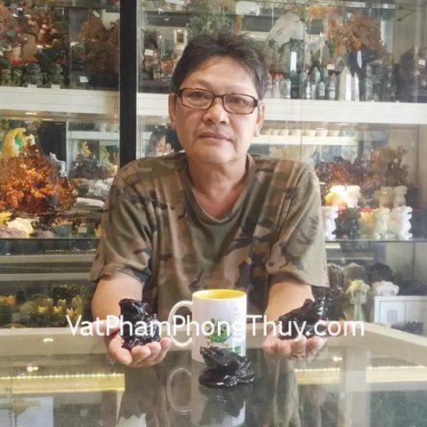 Chú Lực - khách hàng muaTỳ hưu thạch anh đen GM009, Cặp Thiềm thừ thạch anh đen GM120, Mặt Tỳ hưu thạch anh đen S6481