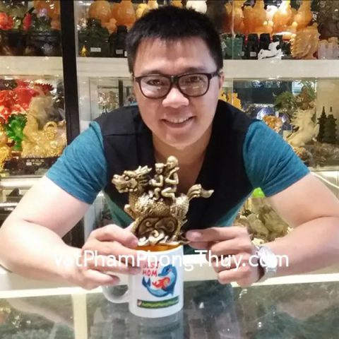 Anh Đan - khách hàng mua tượng kỳ lân tống tử D203