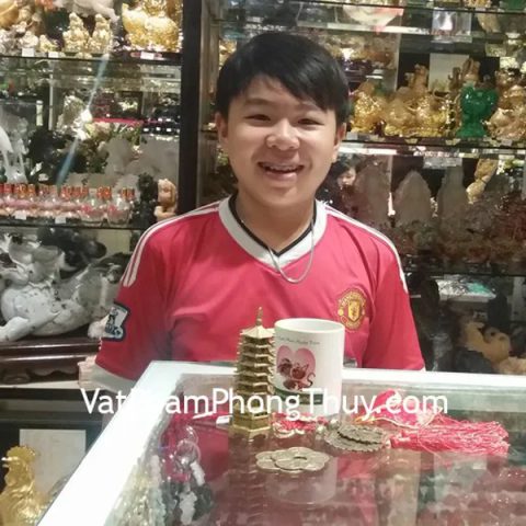 Anh Duy Anh - khách hàng mua tháp văn xương 7 tầng D210, ve ngọc phỉ thúy S6497, tiền ngũ phúc CC2027 và hoa mai 5 cánh CC1139