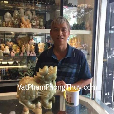 Anh Thanh - khách hàng mua tỳ hưu Bắc Kinh xanh khủng