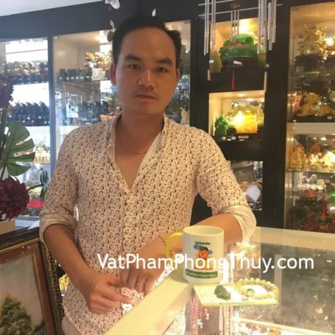 Anh Thuyền - khách hàng mua tỳ hưu ngọc phỉ thúy S5151-S5-2947, chuỗi thạch anh vàng A++ Uruguay S6223-S5-2462
