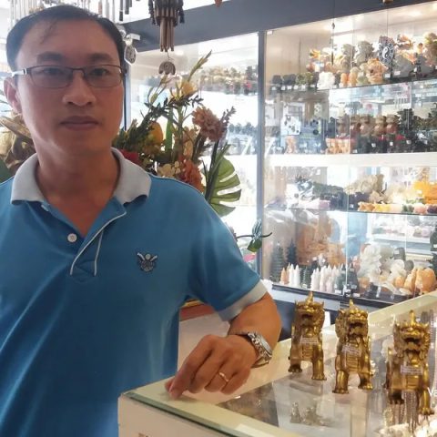 Anh Cường - khách hàng mua Tỳ Hưu đồng 6 tấc D211