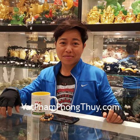 Chị Nhâm - khách hàng mua chuỗi thạch anh tóc đồng A+ S6662-4536