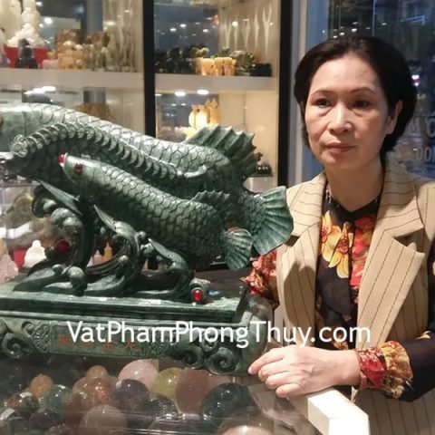 Chị Hoa - khách hàng mua tượng cá kim long K090M