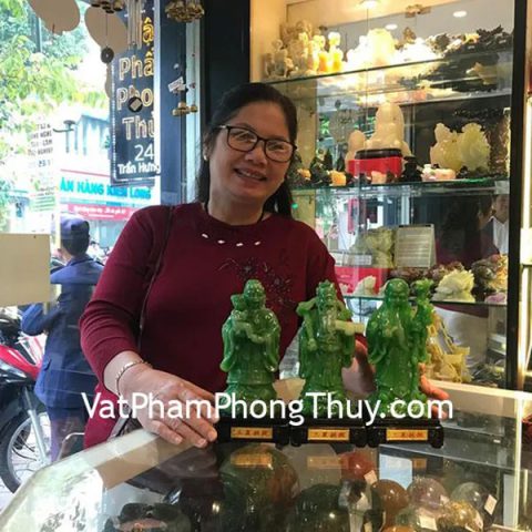 Cô Oanh - Khách hàng mua Bộ tam đa xanh ngọc nhỏ C152A