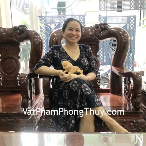 Chị Thạnh - khách hàng mua Hổ đá hoàng long GM110