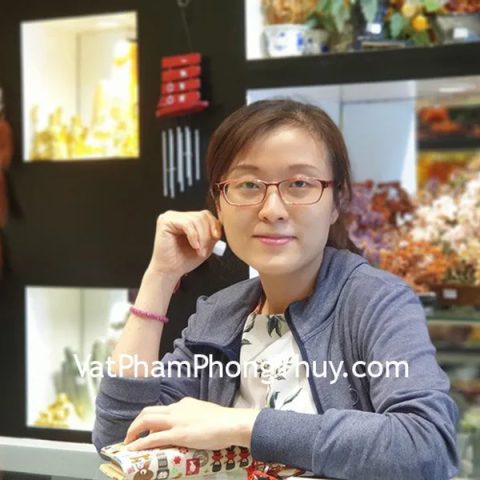 Chị Xuân - khách hàng mua vòng tay ruby hồng bảo mài vát S879-S5-11160