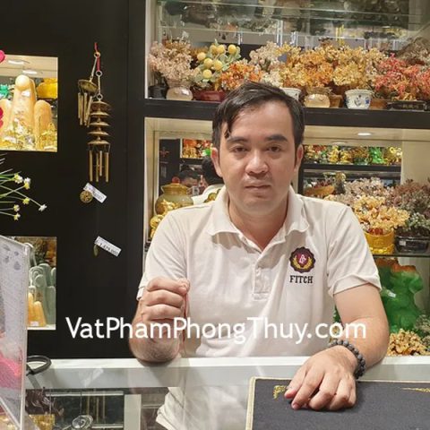 Anh Lý - khách hàng mua vòng tay đá nham thạch S6655