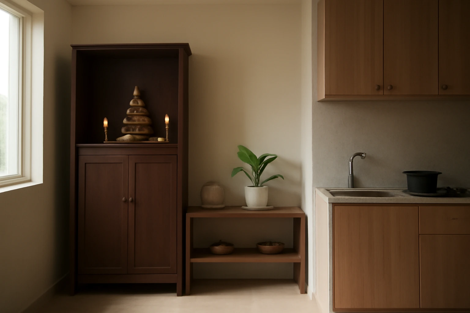 Bếp và bàn thờ gần nhau thì xử thế nào