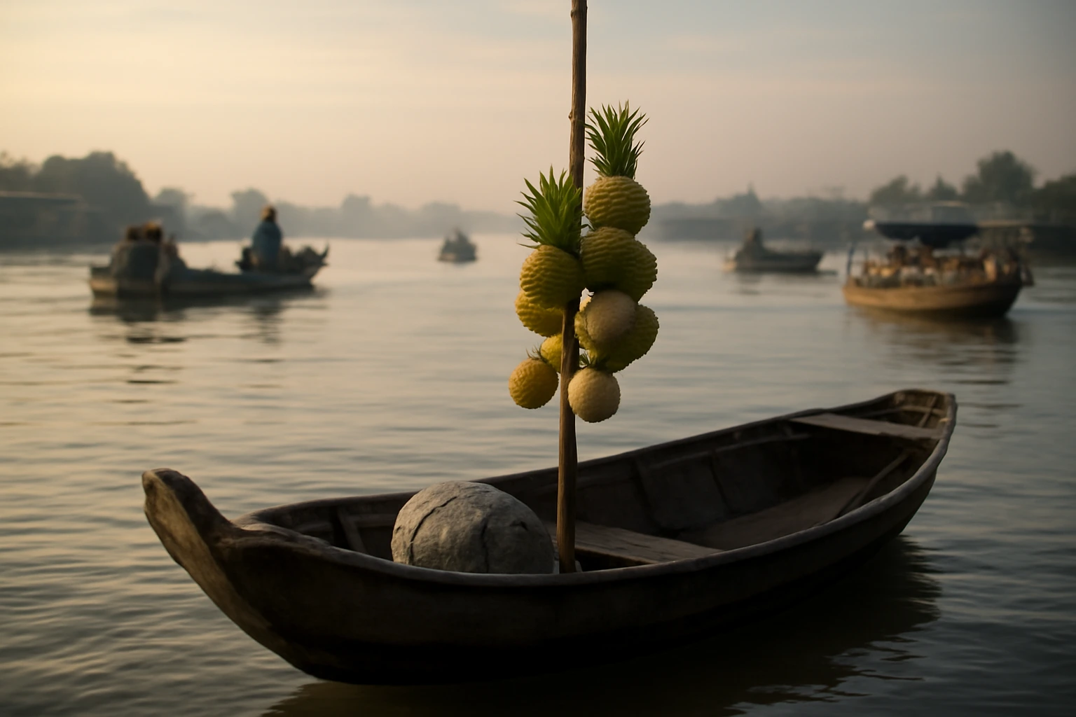 Chợ nổi và bán hàng trên ghe: nghề làm giữa sông