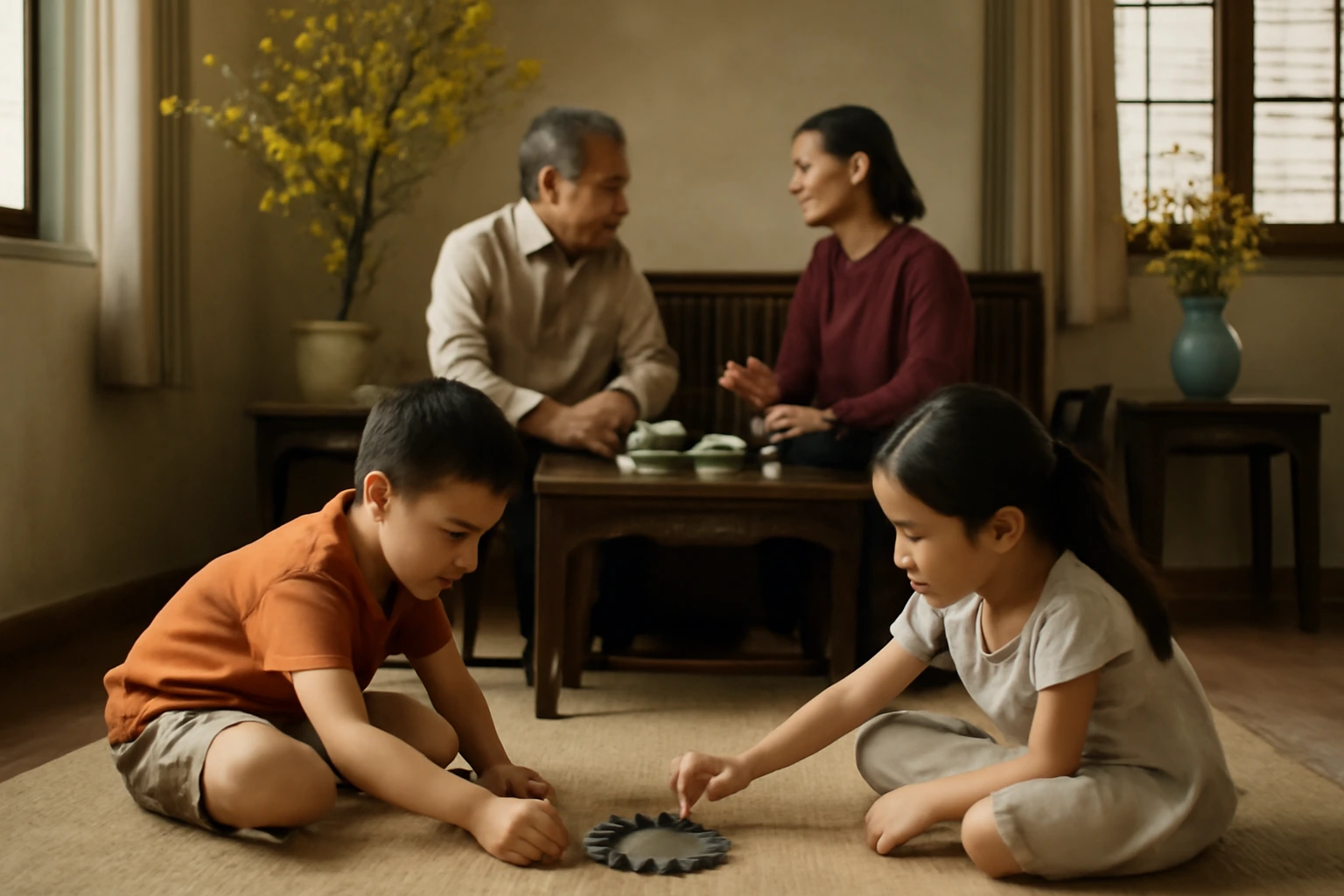 Kiêng kỵ ngày Tết khi có khách và có trẻ con trong nhà