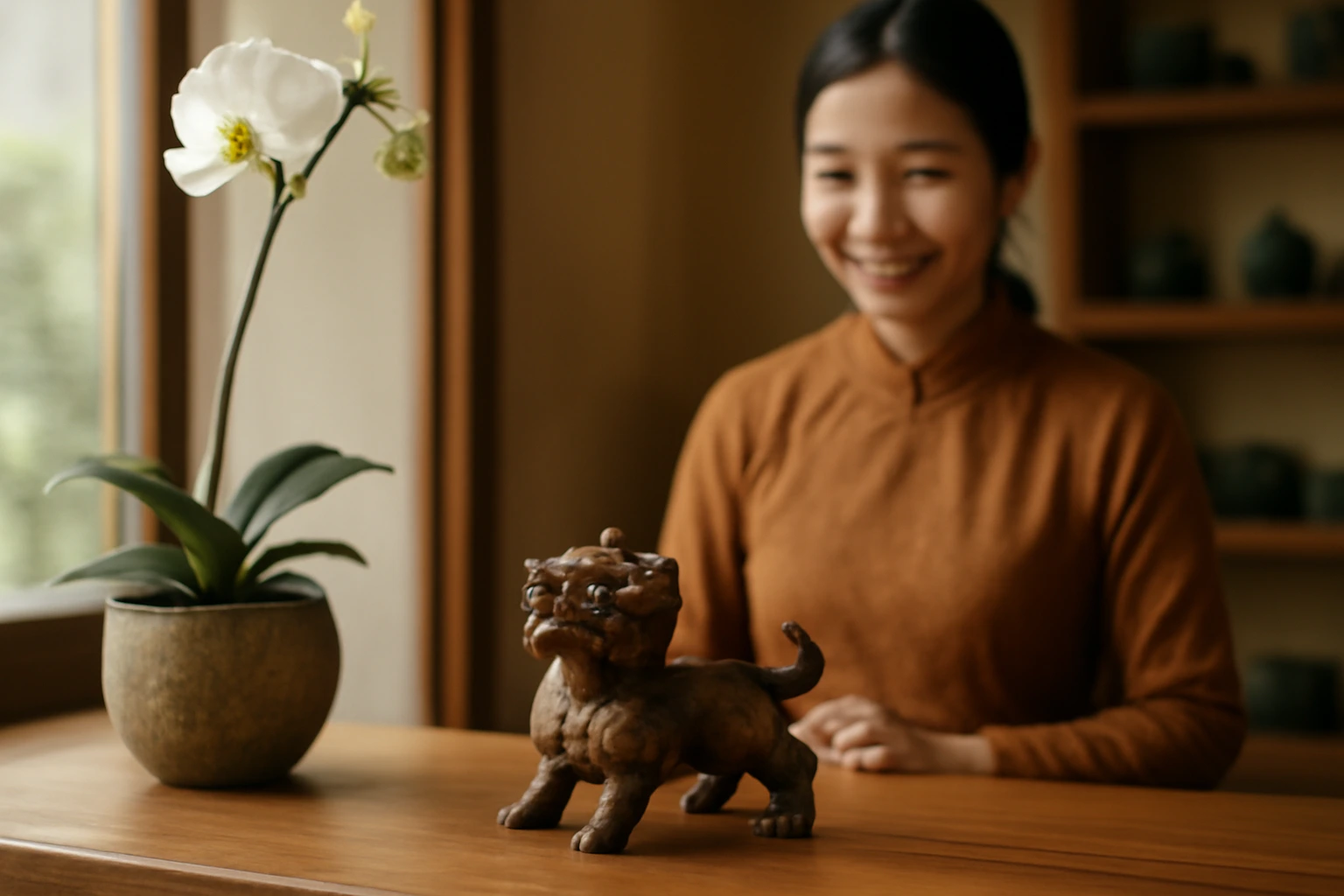 Tỳ hưu đặt quầy thu ngân và cửa hàng: cỡ, vị trí, cách bày cho trang nhã