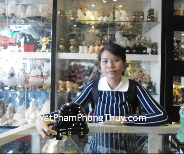 Chị Thi - khách hàng mua Bông Thạch Anh Tím