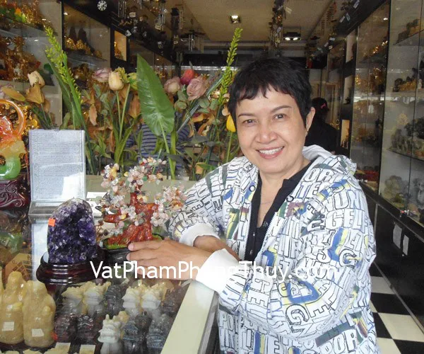 Chị Ngân - Khách hàng mua bông thạch anh tím H089-5544