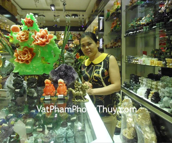 Chị Linh - khách hàng mua đồng tử cưỡi kỳ lân G222