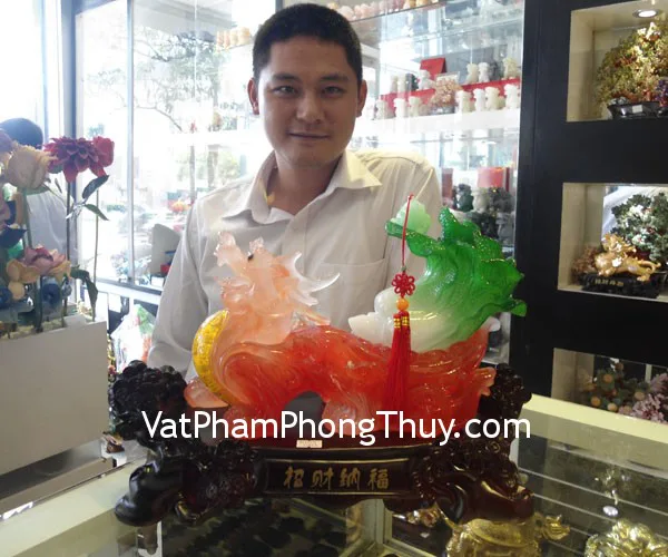 Anh Kiên - khách hàng mua tỳ hưu kéo cải H123G