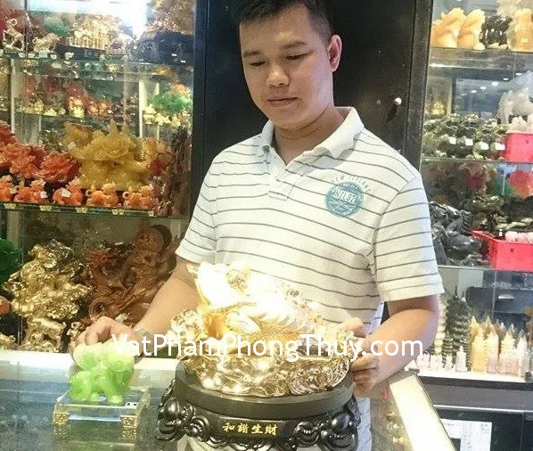 Anh Phương- Khách mua Thiềm thừ vàng A107 và Tỳ hưu xanh H148G