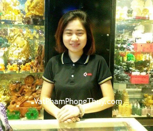 Chị Lan - Khách hàng mua Chuỗi đá mặt trời S5110-3430 và Chuỗi thạch anh ưu linh S896-2125