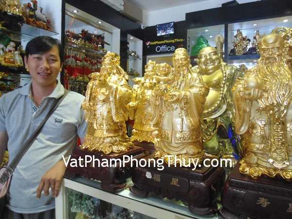 Anh Nhã - khách hàng mua bộ tam đa vàng lớn H234G