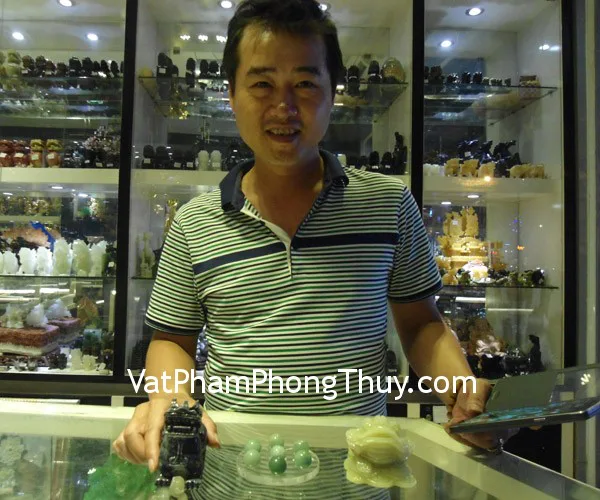 Anh Tuấn Anh - khách hàng mua tỳ hưu Bắc kinh đen , thiềm thừ tây tạng chuẩn và đĩa thất tinh đá ngọc Đông linh