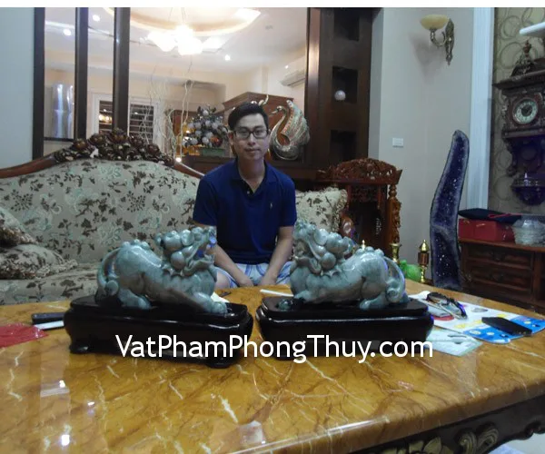 Anh Tuấn - khách hàng mua tỳ hưu ngọc Phỉ thúy THT55