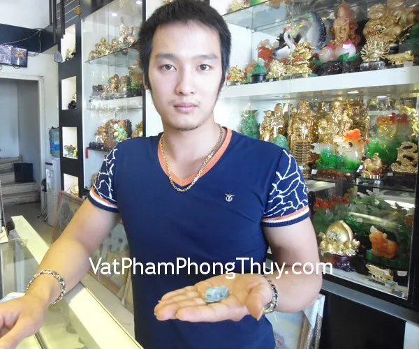 Anh Luân - Khách hàng mua tỳ hưu  ngọc Phỉ thúy S2001