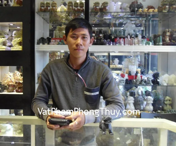 Anh Phúc - khách hàng mua Tỳ hưu Bắc Kinh BKD-S và xâu tiền thắt hoa mai 8 xu CC1130