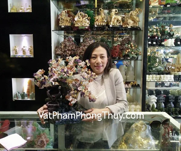 Chị Hà - khách hàng mua cây tài lộc phong thủy luân KC001