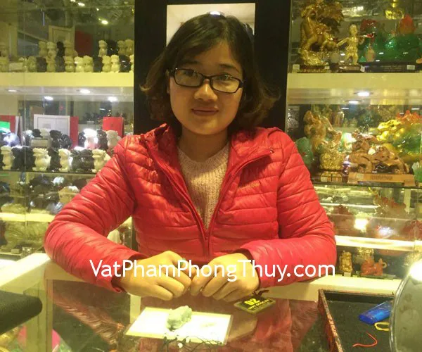 Chị Phương- khách hàng mua tỳ hưu ngọc Phỉ thúy S2000