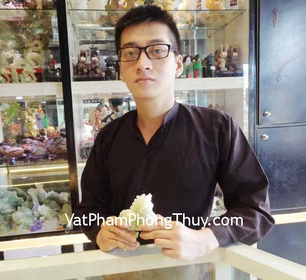 Anh Tú - khách hàng mua Tỳ hưu Bắc Kinh xanh chuẩn BKX-S