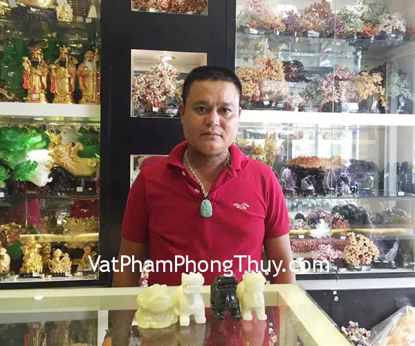 Anh Dương - khách hàng mua bộ tỳ hưu Bắc Kinh chuẩn và thiềm thừ Tây Tạng chuẩn