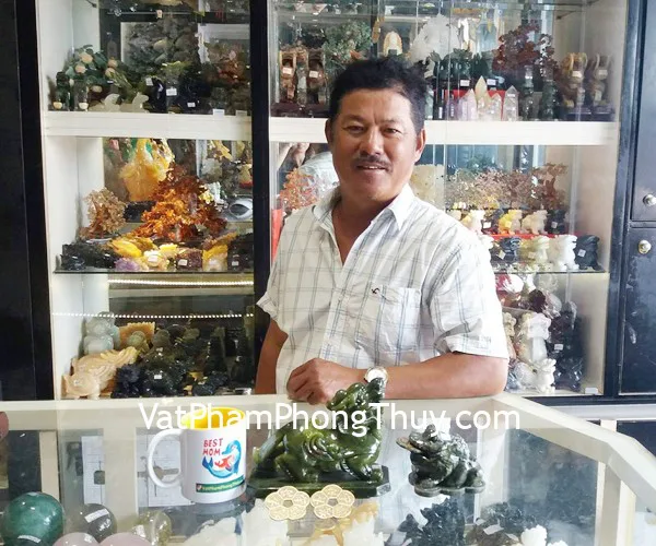Anh Toàn - khách hàng mua Tỳ hưu Lam ngọc GM014, Thiềm thừ lam ngọc GM025, Tiền hoa mai liền CC1139