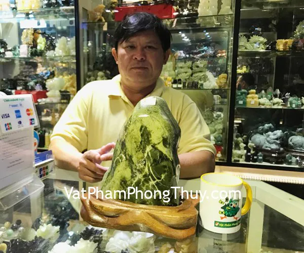 Anh Thanh - Khách hàng mua Khối cẩm thạch Serpentine xanh V168-2496