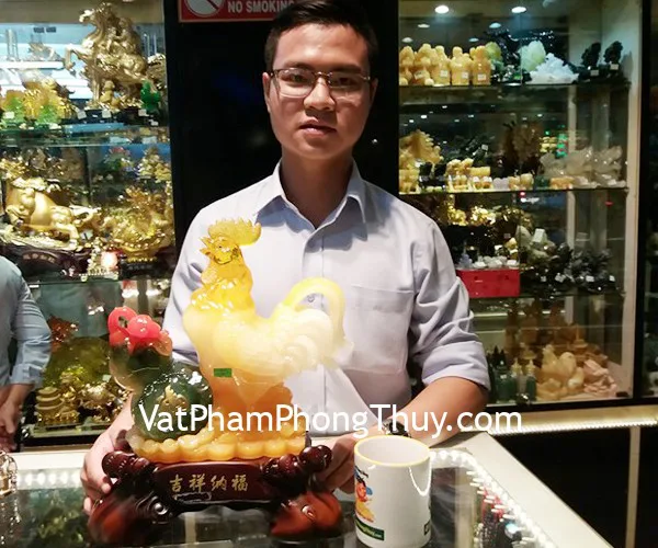 Chú Thảo - Khách  hàng mua Gà ngọc vàng bên hồ lô xanh G055A